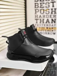 Unisex Trendy Short Rain Boots, Waterproof Anti-Slip Thick Sole, Shock Absorption, Ideal for Commuting, Outdoor Water Activities, Construction Work