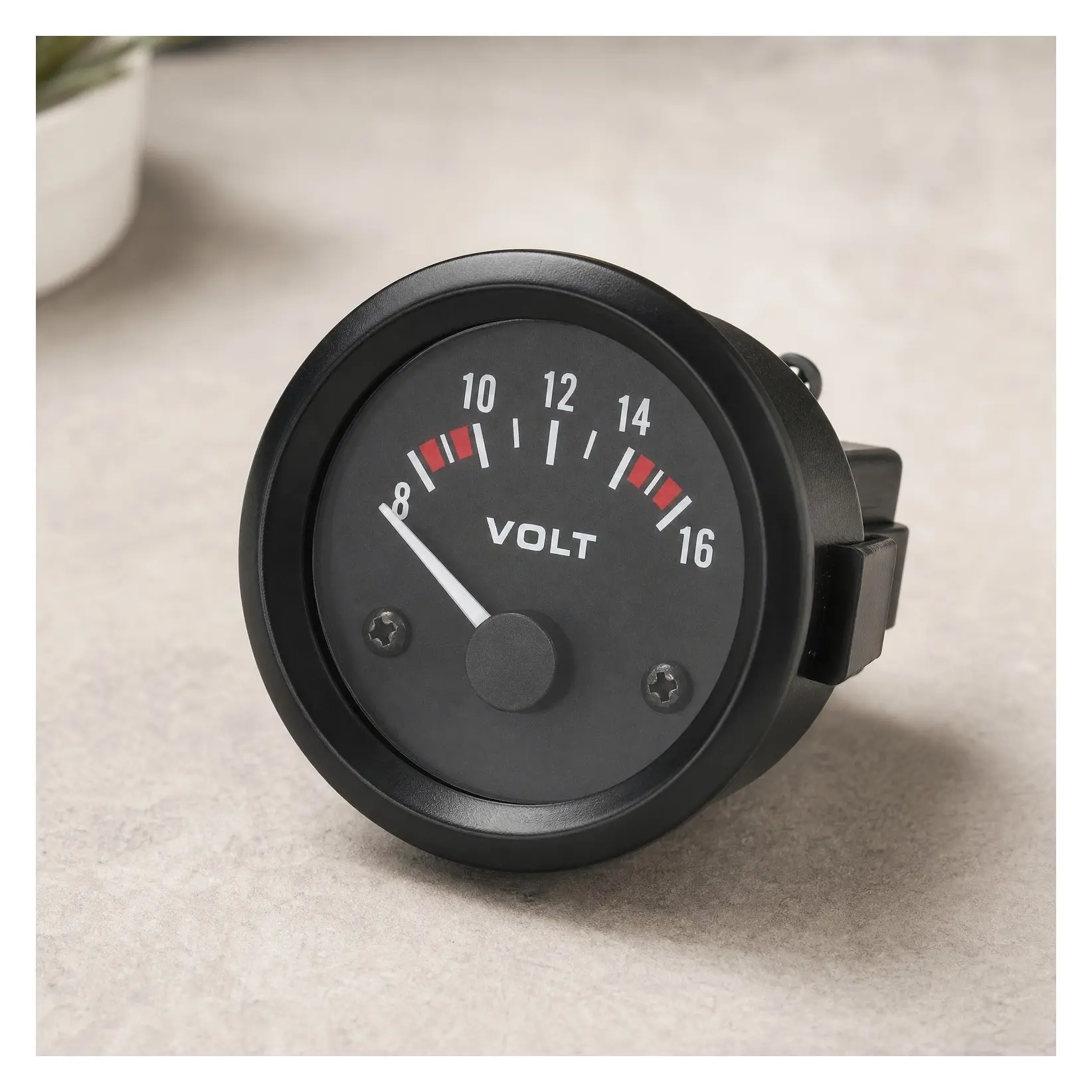 2" 52mm Universal 12V 8-16V LED Car Voltmeter Gauge Pointer Voltage MeterGift