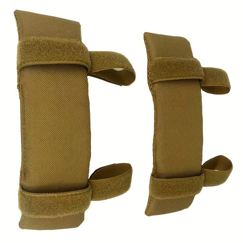 1pc Adjustable Lightweight Tactical Training Vest - Khaki, Durable Nylon Blend, All-Season Comfort with Multiple Pockets & Customizable Attachments for Outdoor Hunting