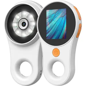 Digital Microscope Handheld 2.0 inch IPS Color Screen,Portable Digital Magnifying Glass 500x,Marco Microscopes,uilt-in 8LED Lights,USB Compatible with PC Windows,  OS