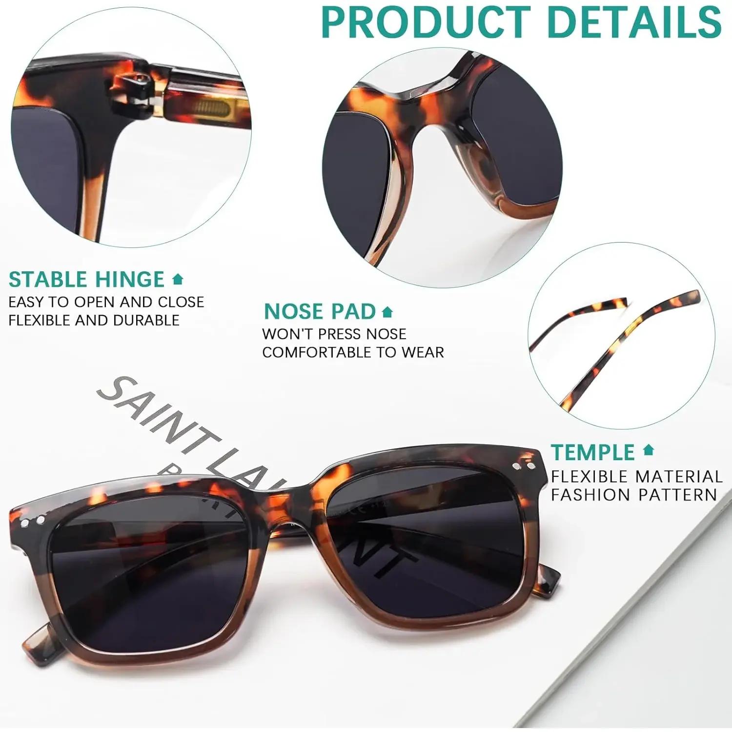 SUNDAY MIRTH 3 Pack Progressive Multifocus Reading Sunglasses for Women Men Protection Trifocal Sun Reading Glasses UV400 Readers