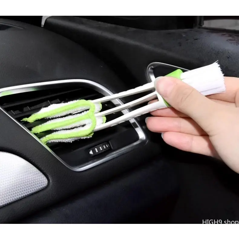 Lightweight PP Soft Car Vent Dust Brush, 6.30 Inch Multi-Purpose Auto Interior Cleaning Tool, Efficiently Sweep Dust From Air Conditioning Outlet Narrow Gaps, Portable Car Detailing Supply