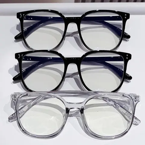 Anti-blue Light Eyeglasses, Basic Fashion Eyeglasses for Women & Men, Fashion Eyeglasses for Work, Daily Clothing Decor, Perfect for Student Daily Use, Fashionable Frames Glasses