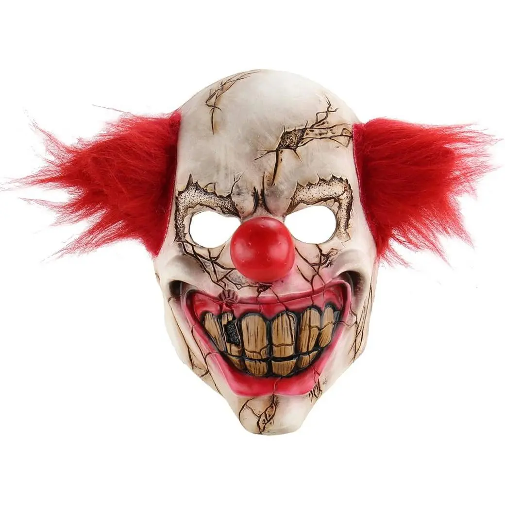 Adult Halloween Horror Demon Flame Zombie Scary Clown Cosplay Mask, DIY Mask Making Supply for Toys & Hobbies Specialty Projects,Handcrafted,Glow,Mini,the,Vintage,Resin,Rechargeable,miniature,custom