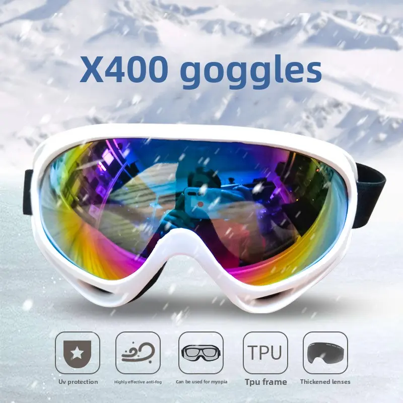 1pc Ski Snowboard Goggles Mountain Skiing Eyewear Snowmobile Winter Sports Gogle Snow Glasses Cycling Sunglasses