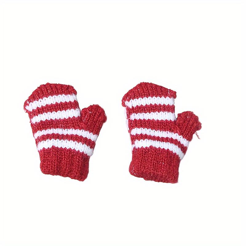 Set, Elf Doll Gloves, Elf Doll Scarf, Christmas Decoration, Creative Christmas Gift, Cute Small Items, Birthday Gift, Classroom Prizes, Party Decoration Supplies