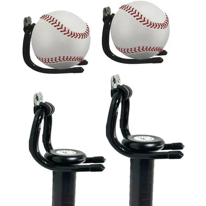4Pack Baseball bat Stand Baseball Holders Storage hanger Rack, Wall Mounted  Memorabilia and Collectibles bracket for Baseball bat and Balls Display for  Lover,(No Ball & Bat)