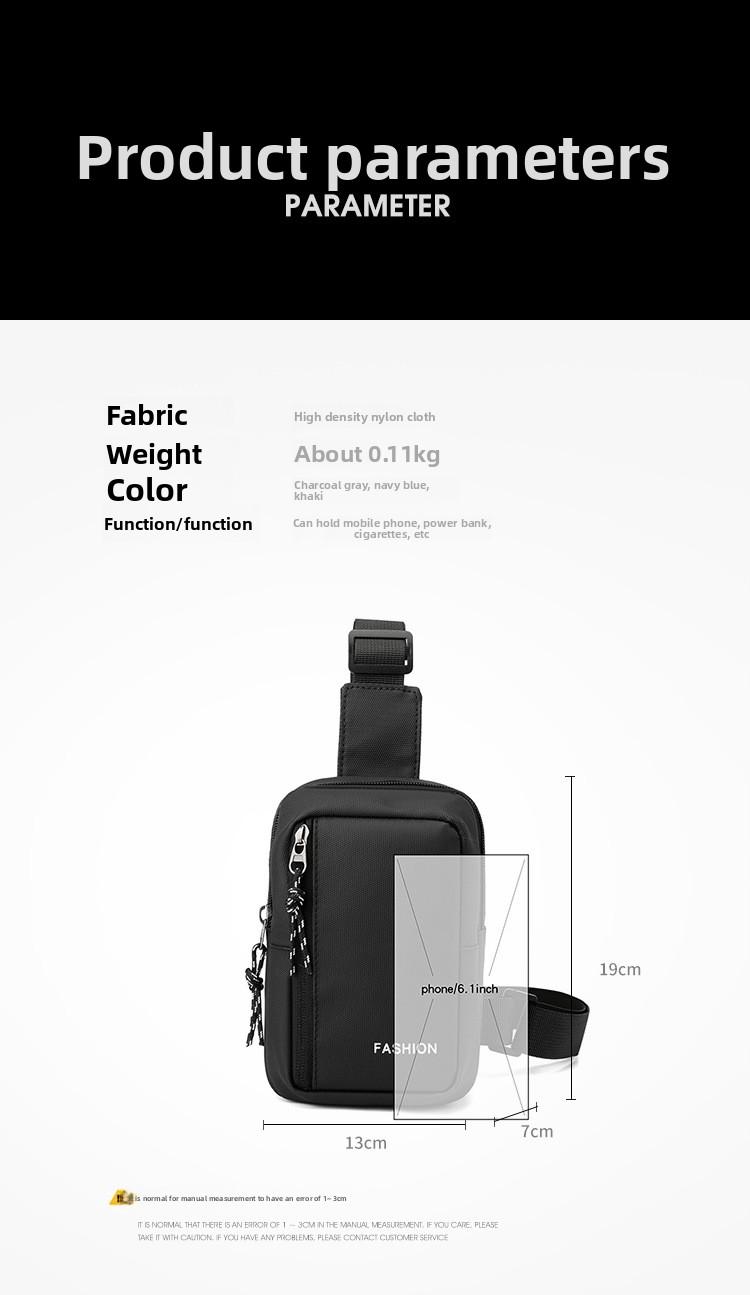 2026 New Leather Chest Bag for Men, Single-Shoulder Small Backpack, Water-Resistant Travel Sports Backpack, Crossbody Chest Bag, Travel Small Backpack