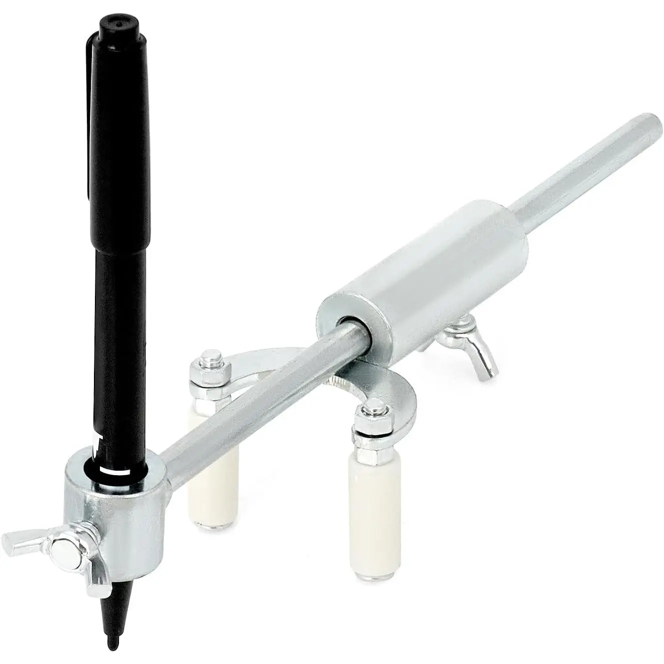 Auto Body Repair Scriber Tool Set - Adjustable Range 0-20cm for Precision Automobile Dent Repair and Car Body Line Marking - Including Parallel Scriber and Branched Line Pen