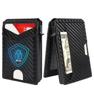 Men's Long Wallet Card Holder, Large Capacity Flip Cover Card Case, Durable Design for Everyday Use, Perfect for Organizing Cards