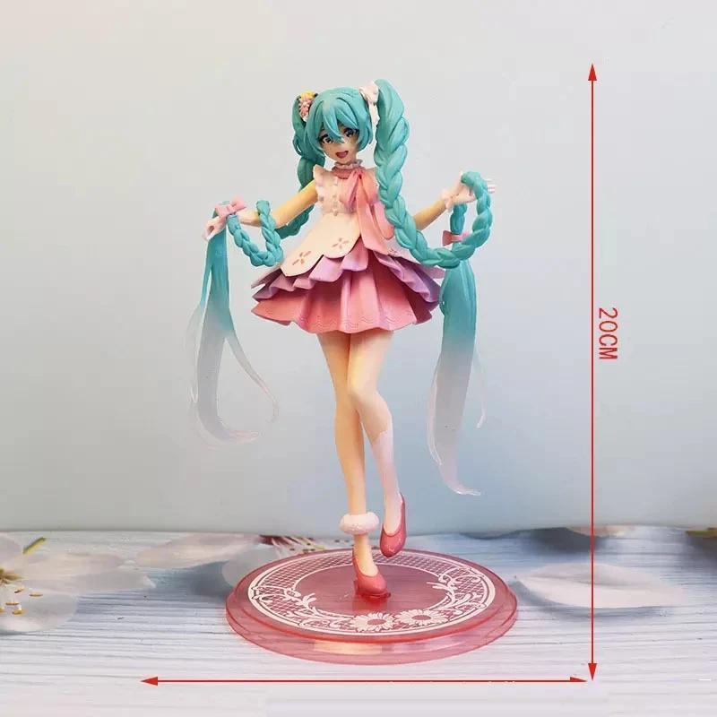 High Quality Hatsune Miku Anime Figure Virtual Singer Pvc Action Figure 14~25cm