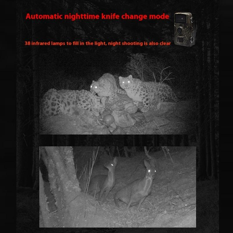 Waterproof Night Vision Outdoor Camera, Motion Sensor Wild Animal Trail Surveillance Detector Camera, Outdoor Camera for Home, Office, Outdoor