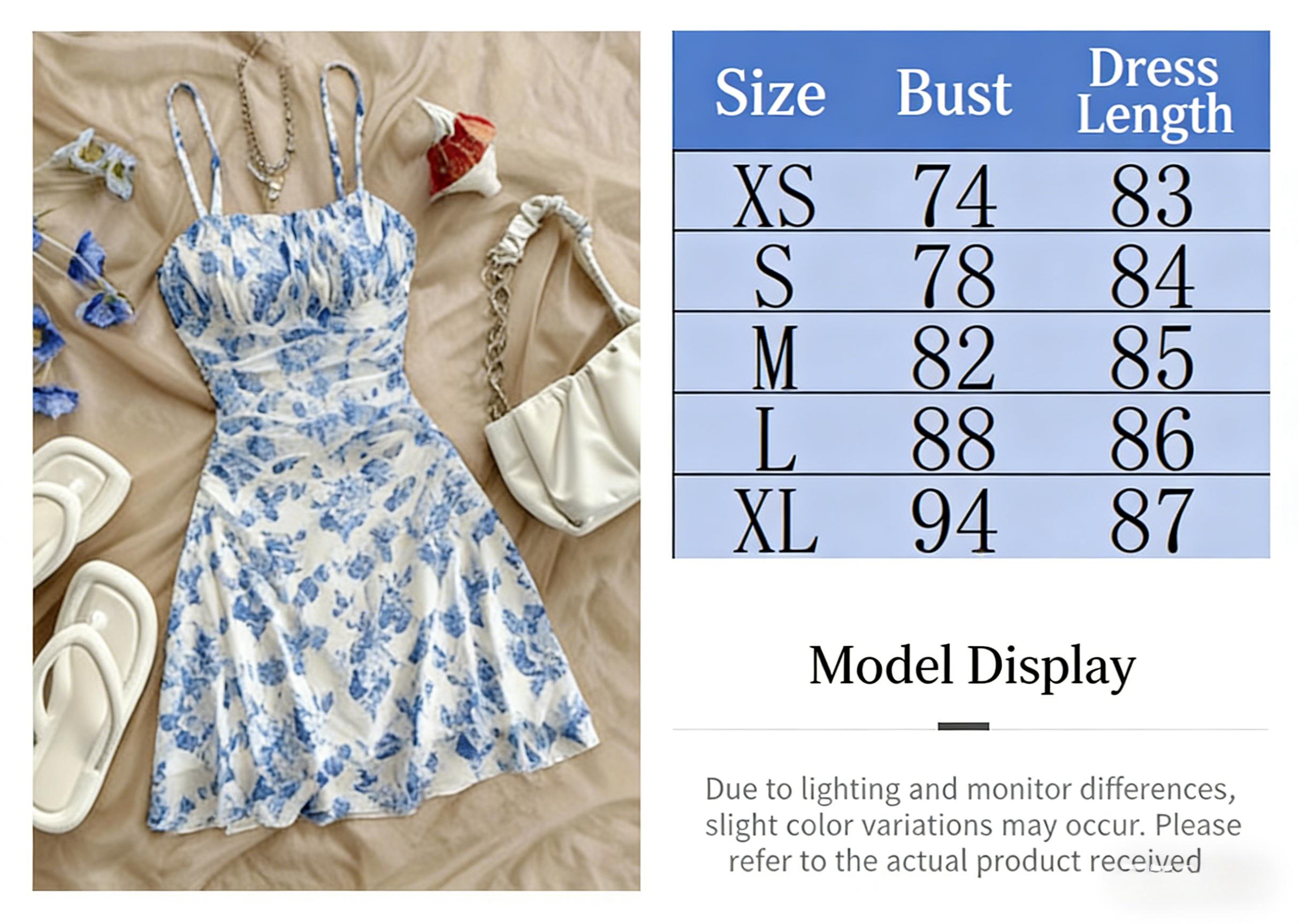 Women's Floral Print Halter Dress New Fashionable Elegant Suitable for All Seasons