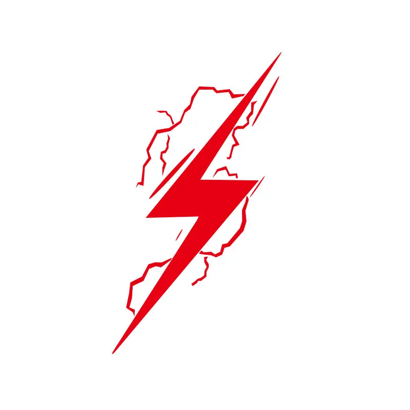 Reflective Lightning Car Sticker - Glue-Free Self-Adhesive Body Panel Decal, Customizable Body Scratch Cover for Auto Club Groups, Body Panel Decals Car Stickers, Decals Car Stickers