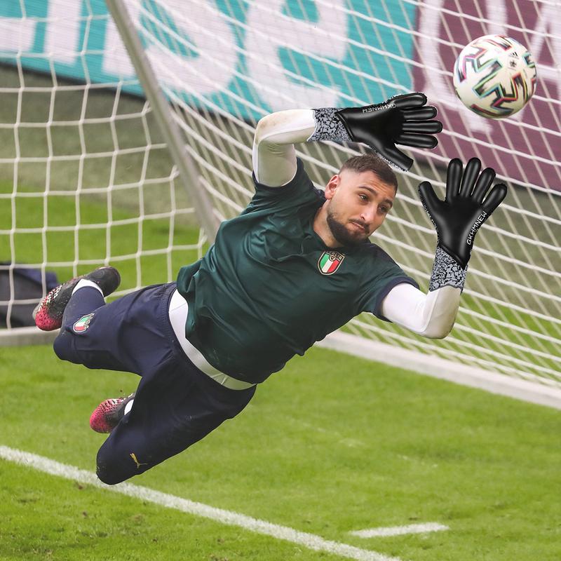 Soccer Goalie Goalkeeper Gloves and Soccer Ball for Youth & Adult, Size 6-10, Enhanced Latex Palm Grip, Breathable Knitted Fabric, Suitable for Game & Training Soccer Goalie Goalkeeper Gloves and Soccer Ball for Youth & Adult, Size 6-10, Enhanced Latex Palm Grip, Breathable Knitted Fabric, Suitable for Game & Training