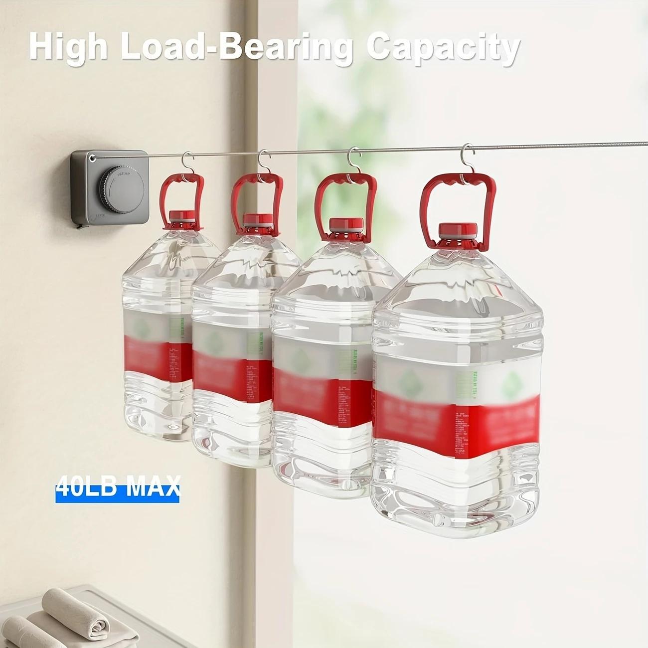 Simple Rectangular Fabric Clothes Hanging Rack, Extends Up to 188.98 Inches, Ideal for Home Bathroom Balcony, Back to School College Essentials