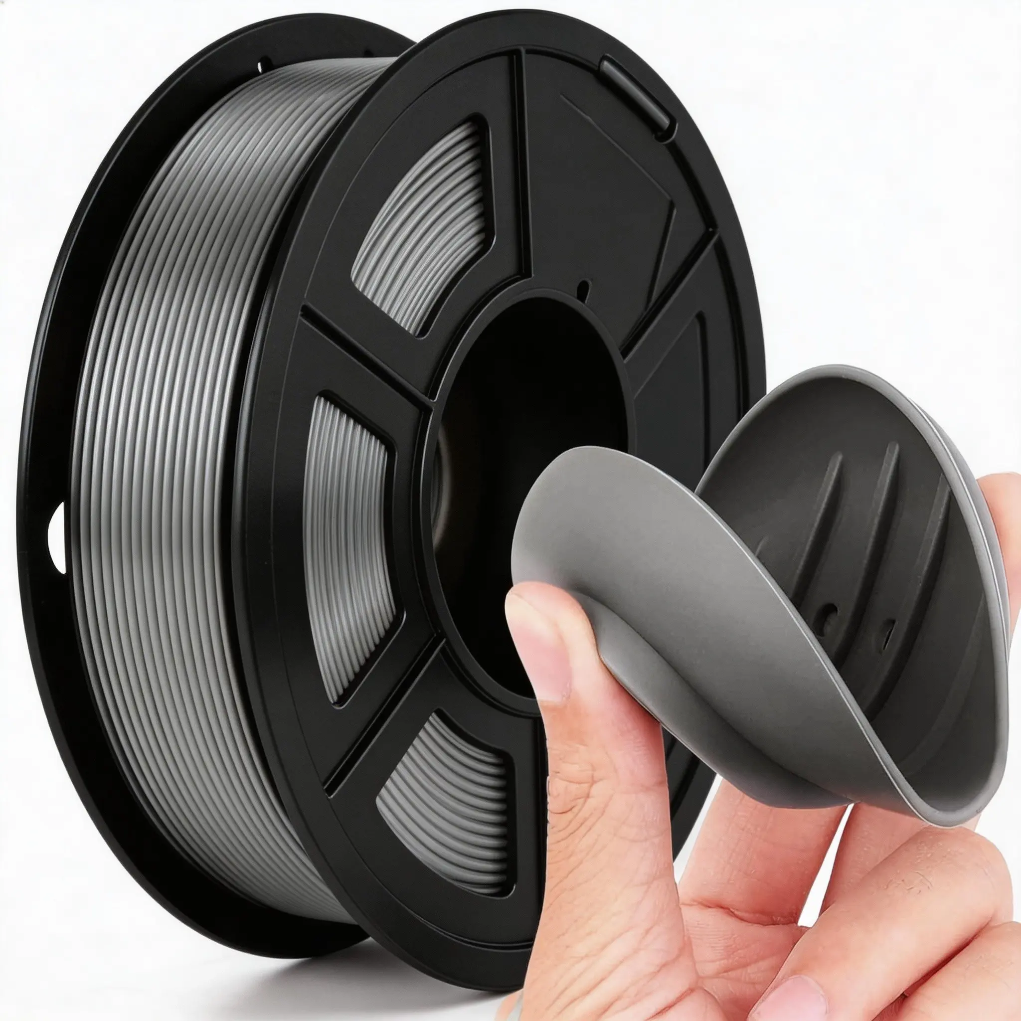 3D Tpu Filament 1.75mm, Flexible 95a Soft Tpu for 3D Printing, 250g Spool, High Precision +/- 0.05mm, Ideal for Detailed Prints