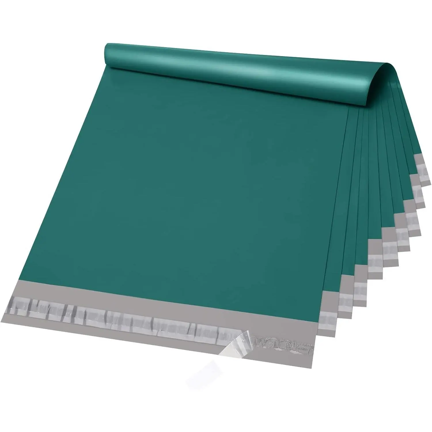 Forest Green Poly Mailers - 14.5x19 in, 50 Pcs All-Seasons Self-Seal Strong Adhesive Waterproof Shipping Bags for Menswear Small Business Clothing Mailing Envelopes