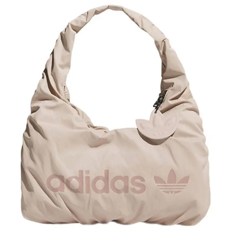 Adidas Originals Cloud-Print Satin Crossbody Bag for Women, Small Size, Brown