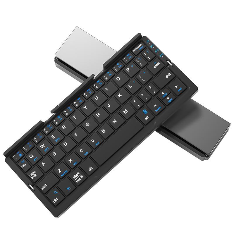 Multifunctional Keyboard Charging Wireless Bluetooth-Compatible Keyboard, Foldable Keyboard With Hidden Stand & Bag, Portable Keyboard For Phone & Tablet, Tech Gadgets Multifunctional Keyboard Charging Wireless Bluetooth-Compatible Keyboard, Foldable Keyboard With Hidden Stand & Bag, Portable Keyboard For Phone & Tablet, Tech Gadgets