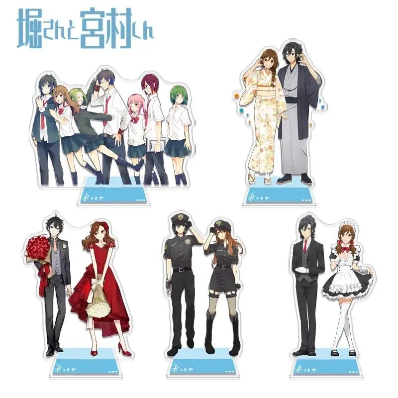 Horimiya Hori Kyōko Miyamura Izumi Anime Acrylic Stand Model Plate Decoration Desk Figure Display Friends Gift Cartoon Lover
