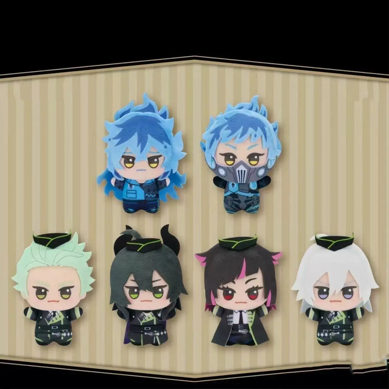 10cm Stuffed Twisted Silver Malleus Draconia Lilia Sebek Zigvolt Plushie Anime Idia Ortho Shroud Plush Doll Toys Pendant Gifts