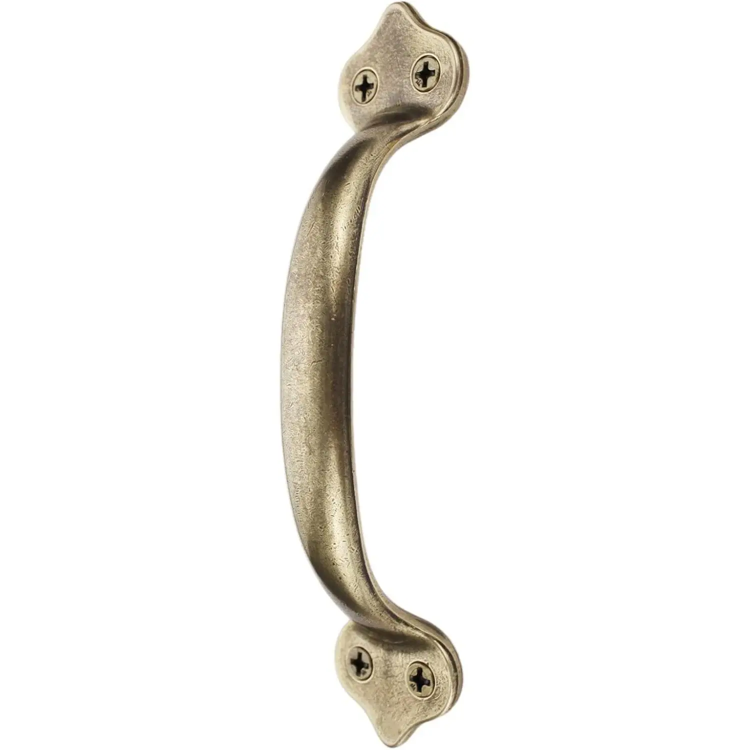 Solid Brass Antique Copper Pulls - Slick Design, Easy to Install Hardware for Sliding Doors, Garage, Barn Doors, Kitchen Cabinets, Closets, Drawers, Door Handles