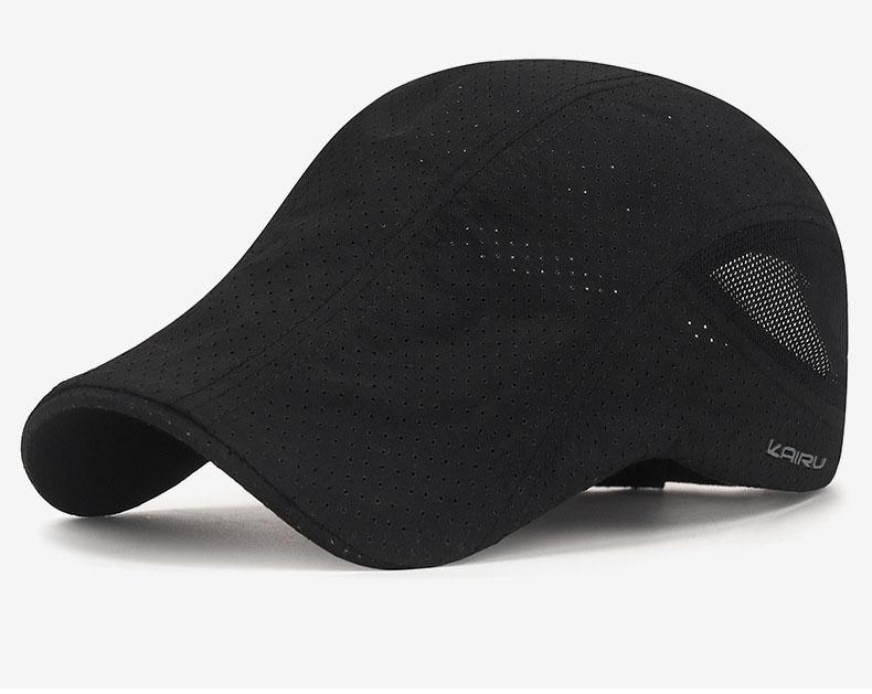 New Laser Perforated Breathable Forward Hat For Men's Sunshade Bailey Cap In Summer