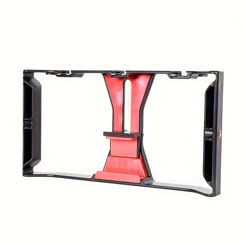 Portable Phone Video Cage, Phone Video Rig, Stable Smartphone Video Holder, Professional Smartphone Video Stabilizer