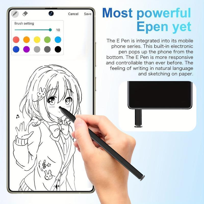 S25 Ultra Android Smartphone, 6.8-inch Dual 108MP+48MP Camera, Long Battery Life Of 6800mAh Battery, Fast Charging, OTG Function, Face Recognition Unlocking, Stylus, 12GB RAM + 512GB ROM, 5G Network Android 14 Operating System, Unlocking Th