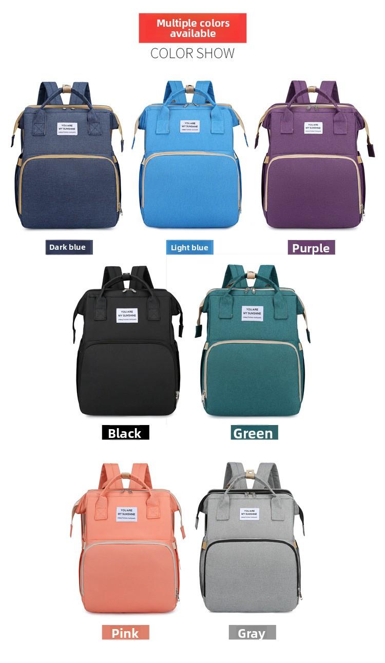 New portable folding bed sports outdoor backpack, lightweight large-capacity sports bag, multi-purpose backpack