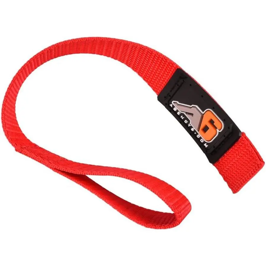 Winch Hook Pull Strap - RED - 1 INCH Wide - Heavy Duty -  The U.S.A.