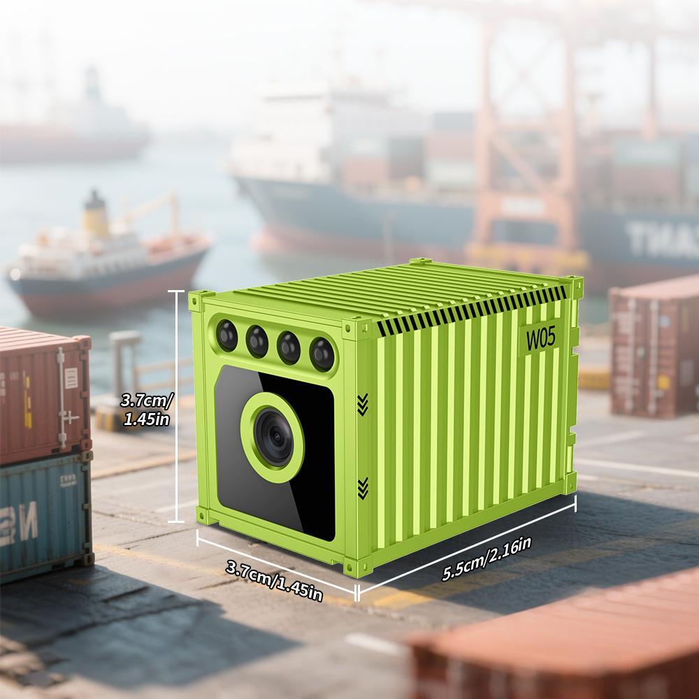 2K Dual-Band WiFi Window Camera, No-Drill Glass Mount, Clear Outdoor View, Color Night Vision, Easy Setup, Compact Indoor Camera for Home & Apartment, Smart Recording Device with 32GB Memory Card