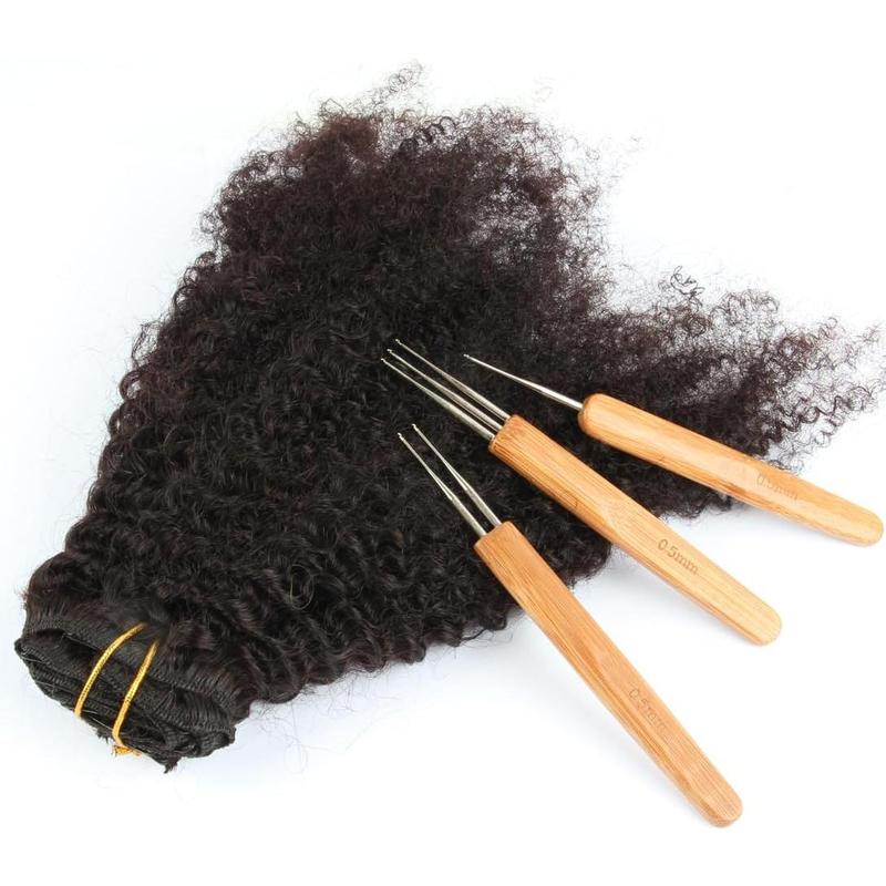 3 count Dreadlock Crochet Hook for Hair, Dreadlock Tool for Braid Craft 1 Hook, 2 Hooks, 3 Hooks 0.5mm 3 count Dreadlock Crochet Hook for Hair, Dreadlock Tool for Braid Craft 1 Hook, 2 Hooks, 3 Hooks 0.5mm