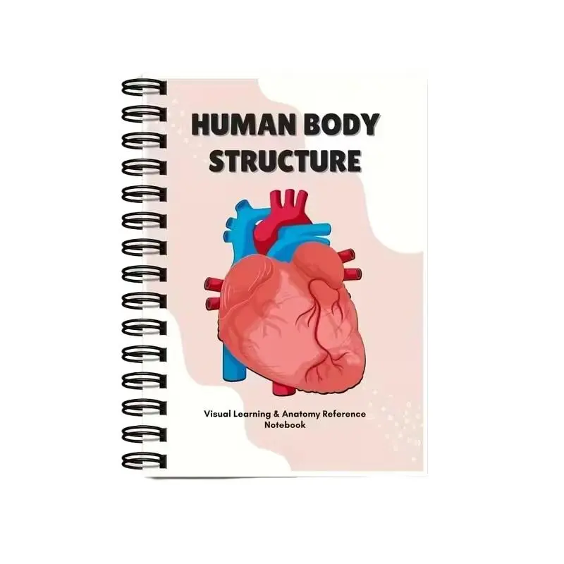 Cross-Border New Arrival Human Anatomy Guide Learning Notebook, Essential Study Tool for Medical Students, Detailed Anatomical Notes, Visual Learning