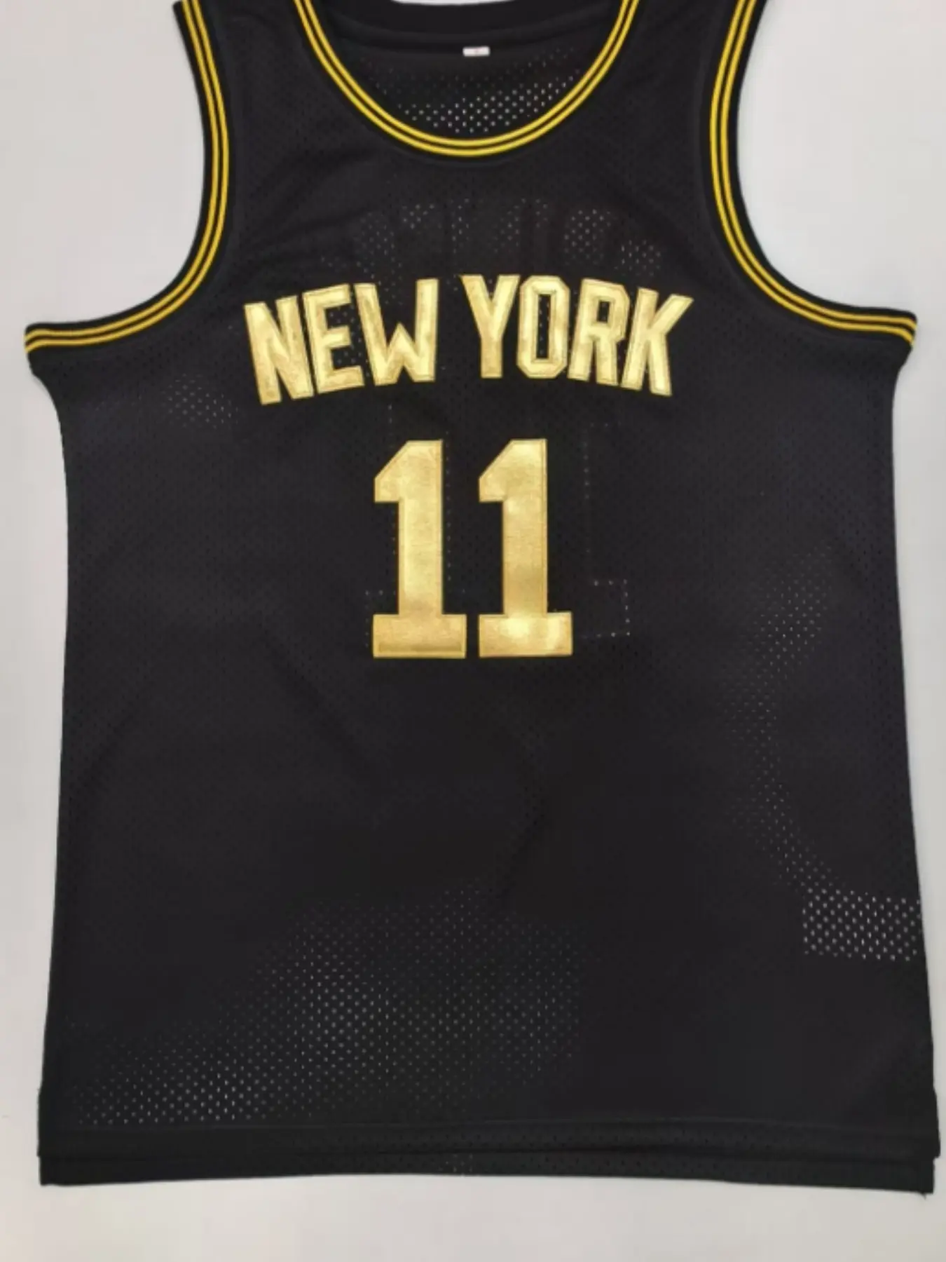 Fashion Embroidered Jersey Mesh Breathable, Brunson New York 11, Sporty Sleeveless Loose-Fit, All Seasons Wear, Basketball Clothing