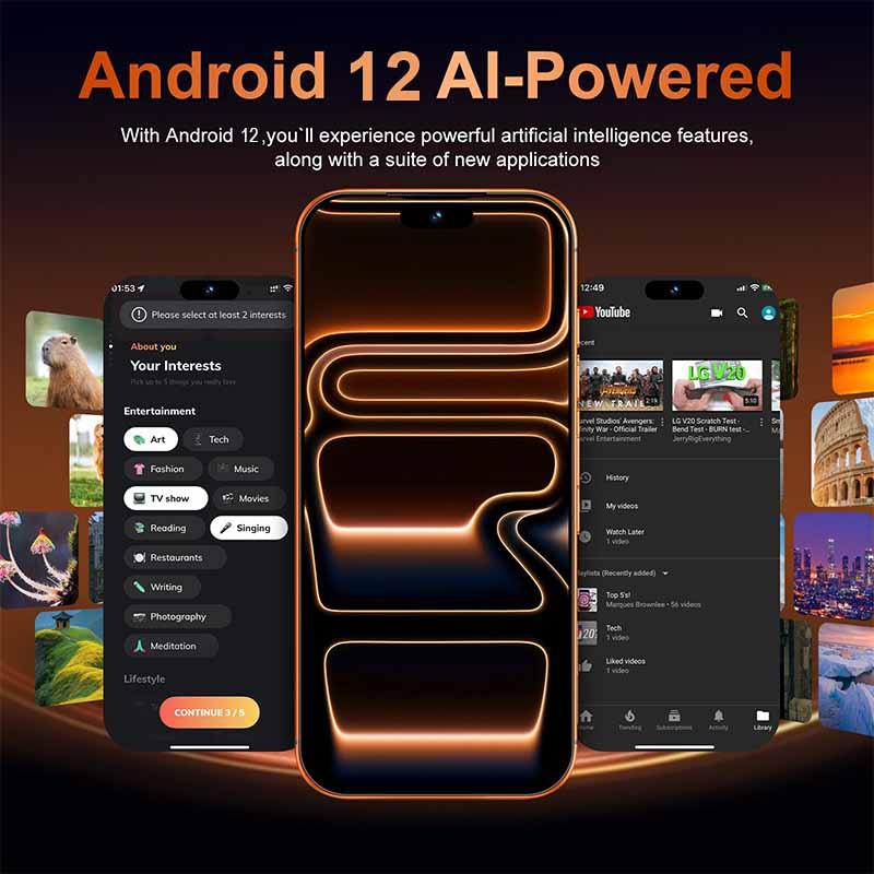 Affordable Unlockable Smartphone, 6.6 Inch Screen, 4GB RAM 64GB ROM, Supports 256GB Expansion, 4g Lte Network, Dual Sim, 4000mah Battery