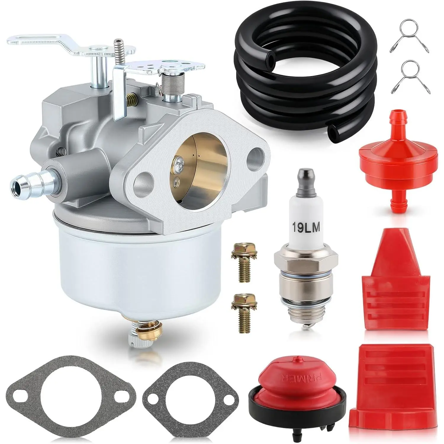 640052 Carburetor for Tecumseh 640349 640054 640058 640058A HMSK80 HMSK85 HMSK90 HMSK100 HSMK110 LH318A LH358SA 8HP 9HP 10HP Snowblower Generator Chipper Shredder - Tecumseh 640052 640054 Carb