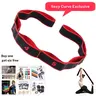 [Buy 1 Get 6 Free] Adjustable Latex Step Resistance Band Weight Bands Set - 8-Section Design, 35.4in, Digital Markings, Anti-Slip Strap, Wrist Wrap Accessories, Adjustable Intensity, Stretching Gear, Training Equipment, Women's Yoga Home Workout Gift