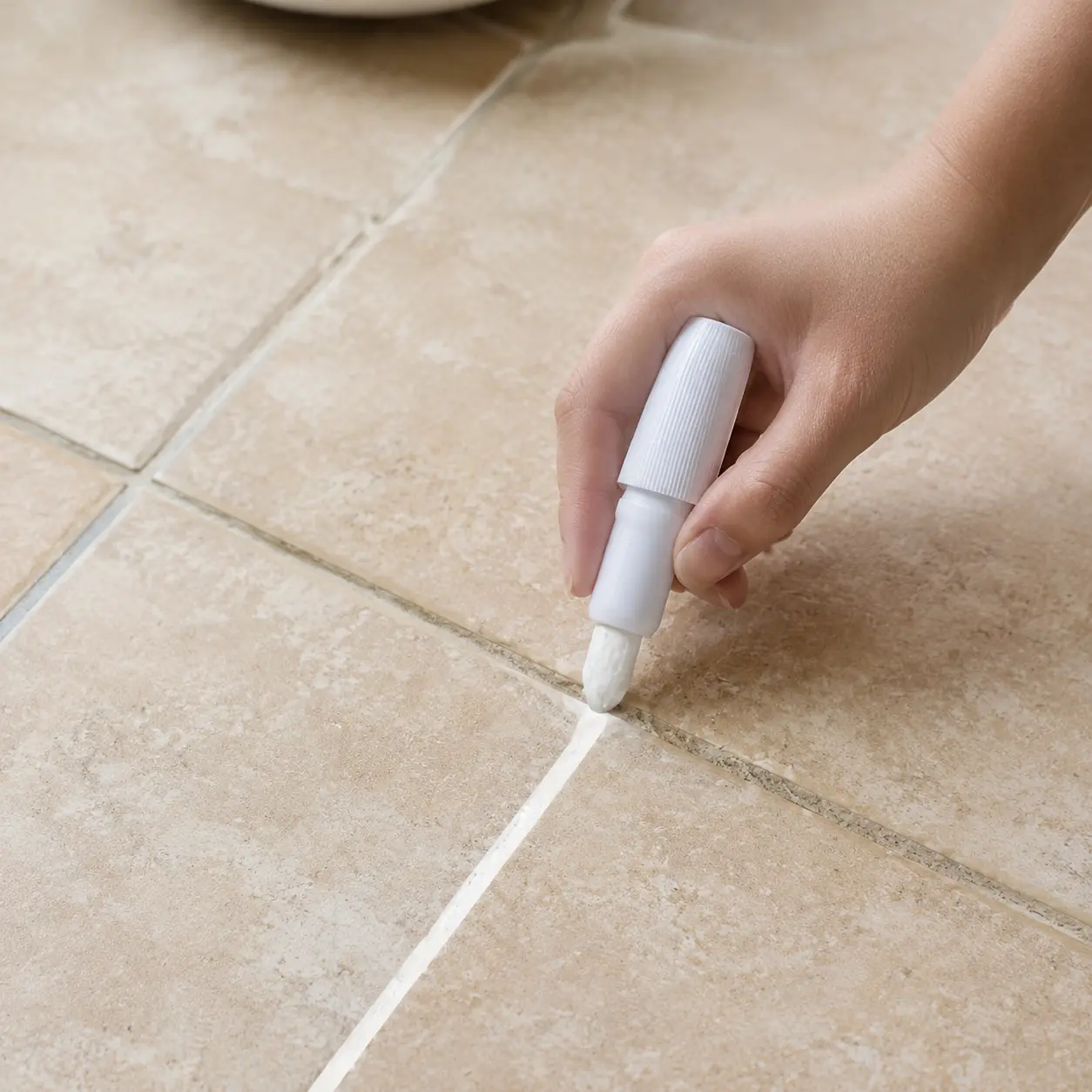 Household Tile Gap Repair Single Pen - Grout Lines Seam Tracing Tool for Wall, Floor Tiles and Home Users, Default