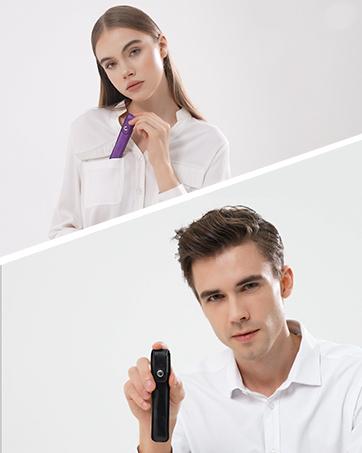 2 Pairs Mini Reading Glasses Compact Spring Hinged Slim Pocket Readers with Pen Clip for Easy Carry +1.5, 2 Pack(black/Grey)