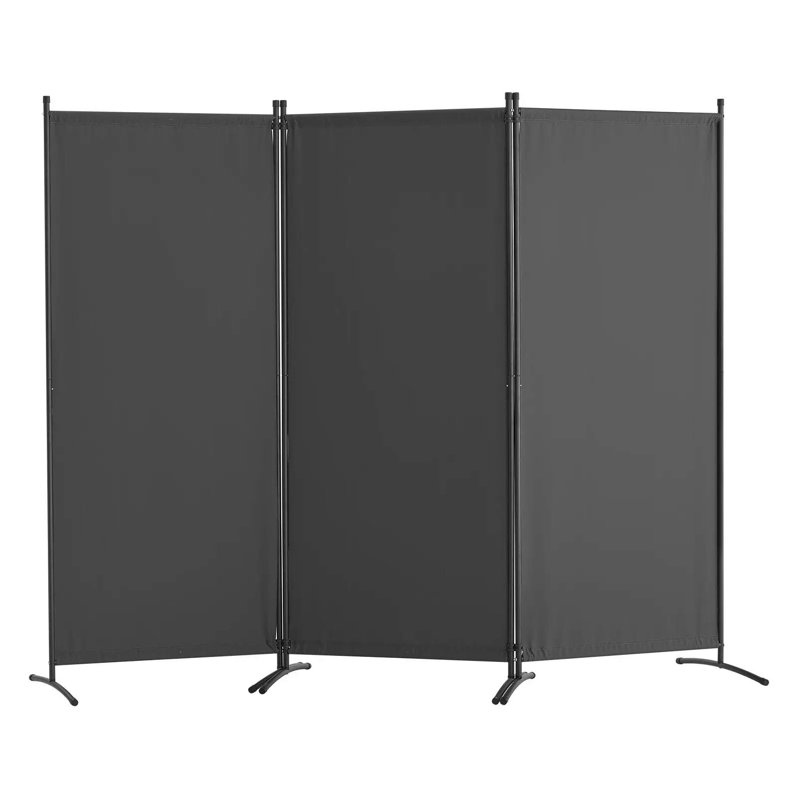 【DealsForYouDays】VEVOR Room Divider, 3 Panel Room Dividers and Folding Privacy Screens, Fabric Partition Room Dividers for Office, Bedroom, Dining Room, Study, Freestanding, Gray