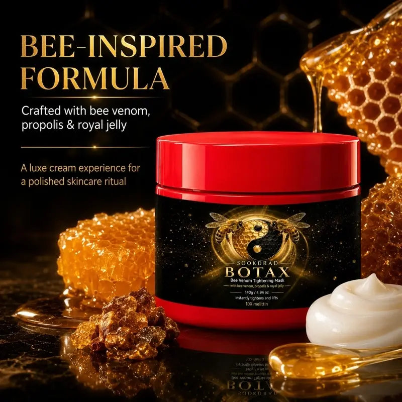 Bee Venom Tightening Mask, Propolis, Royal Jelly, 10x Melittin, Firming Lifting Facial Mask, 140g