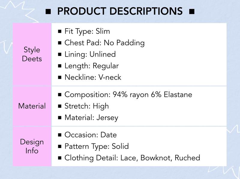 Cider [3 colors, size 2-10] V-neck Solid Lace Ruched Cami Top