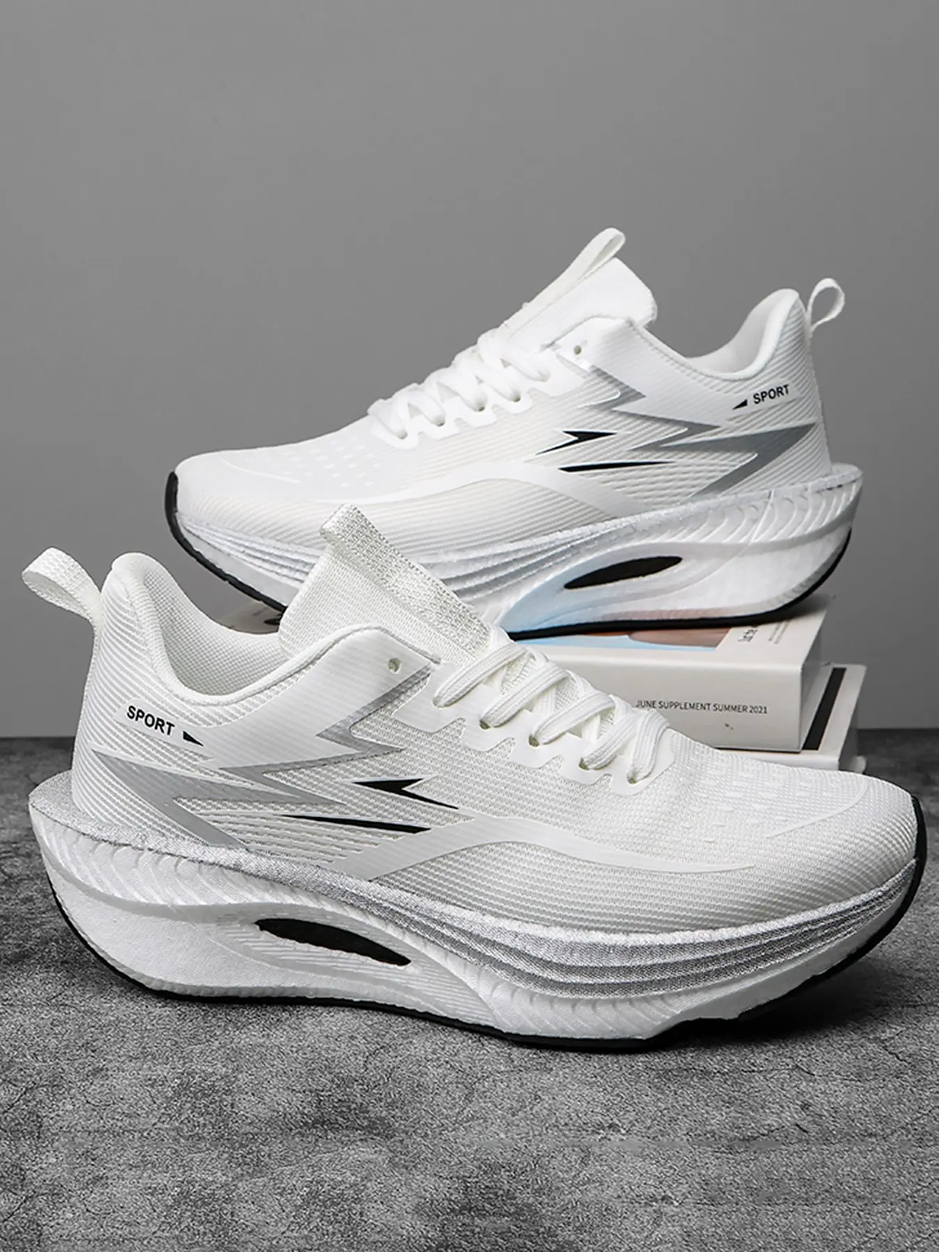 Unisex Running Shoes, Ultra-Light Comfortable Sport Sneakers, Ideal for Outdoor Walking, Indoor Fitness, Daily Wear, All Seasons