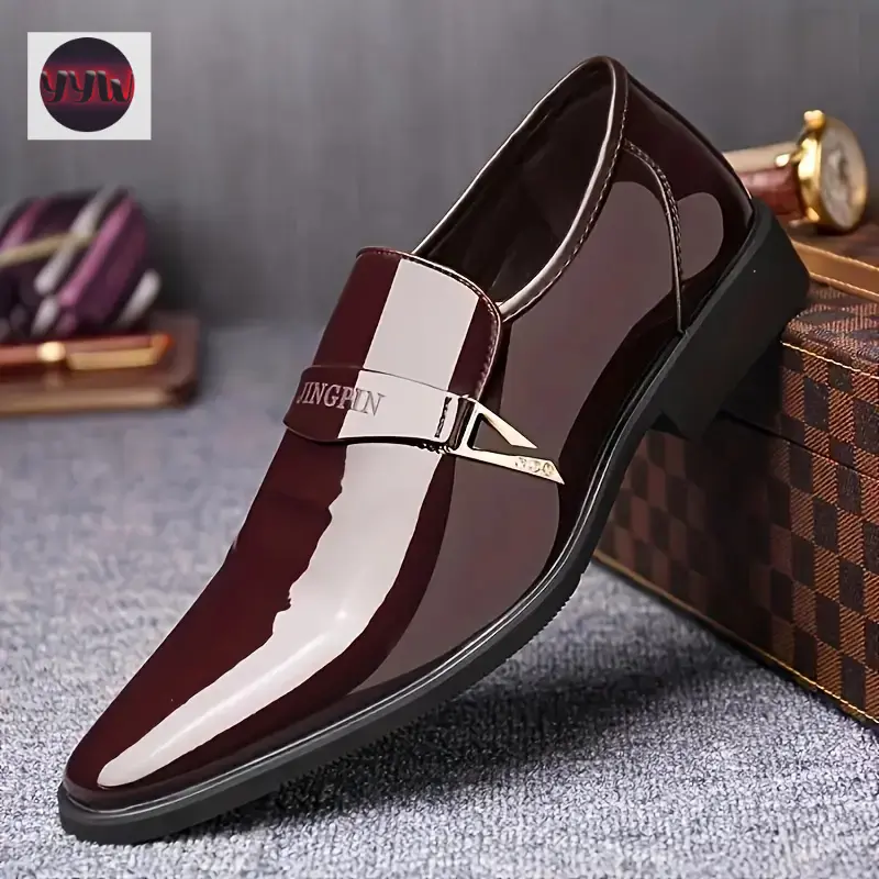 YYW1 Men's Penny Loafers, Formal Dress Shoes Business Party Banquet Office