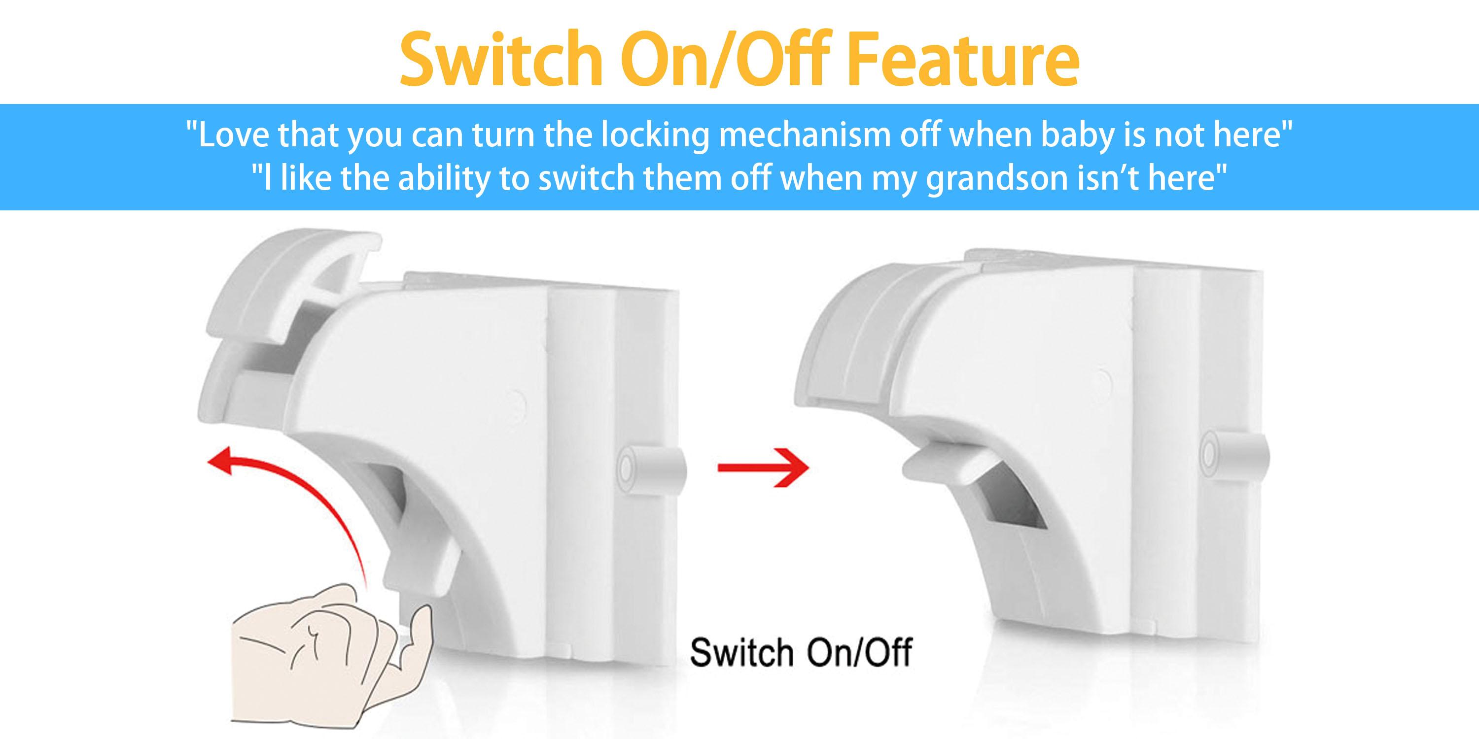 Vmaisi Adhesive Magnetic Cabinet Locks (32 Locks and 4 Keys) Vmaisi Adhesive Magnetic Cabinet Locks (32 Locks and 4 Keys)