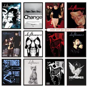 Saturday Night D-Deftones Poster HD Waterproof Art Poster Wall art print art Modern Art Design suitable for living room bedroom bar parlor home decor gift fade-Resistant, Non-sticky, vibrant Dly Wall print