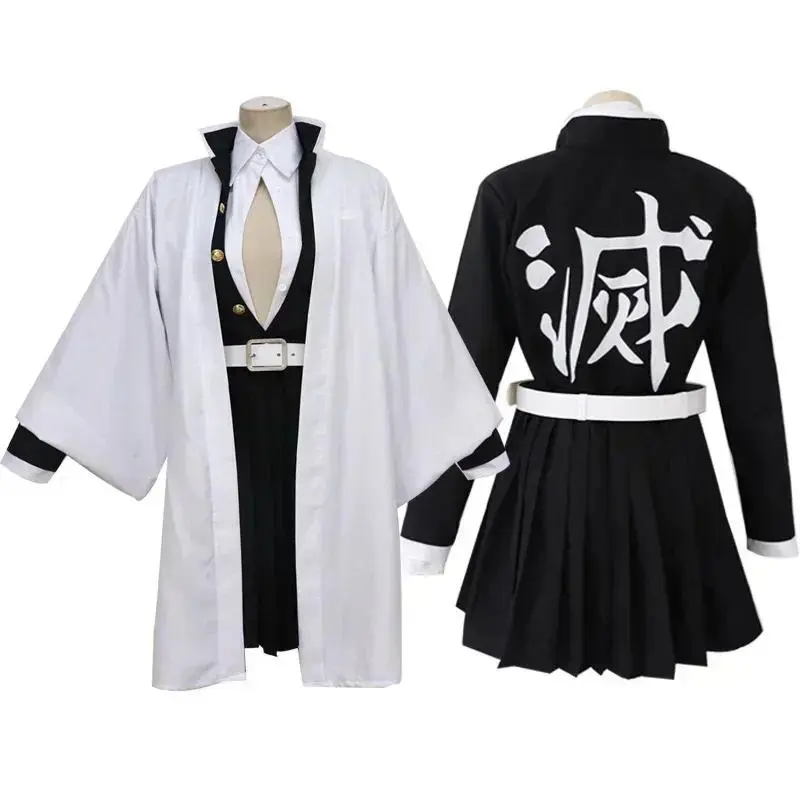 Halloween Anime Kanroji Mitsuri Cosplay Uniform Kanroji Mitsuri Pruik Halloween