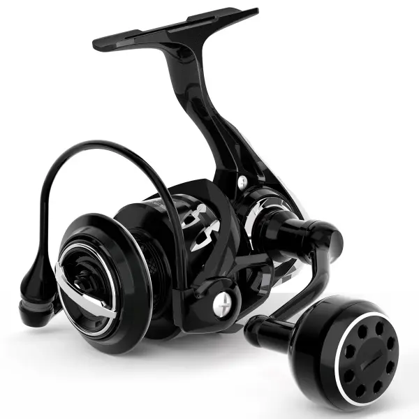 Ashconfish AK Spinning Reel Ultra Strong Aluminum Body 25lbs Drag Anti-Reverse Bearings 8+1 Double-Shielded Stainless-Steel BB Design for Saltwater & Freshwater Fishing